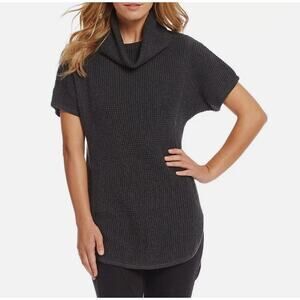 UGG Australia Cowl Neck‎ Tunic Sweater Black Bear 1013540 Comfy Casual Small